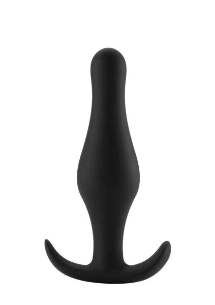 Butt Plug with Handle Medium Black 4,9 cm