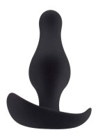 Butt Plug with Handle Medium Black 4,9 cm