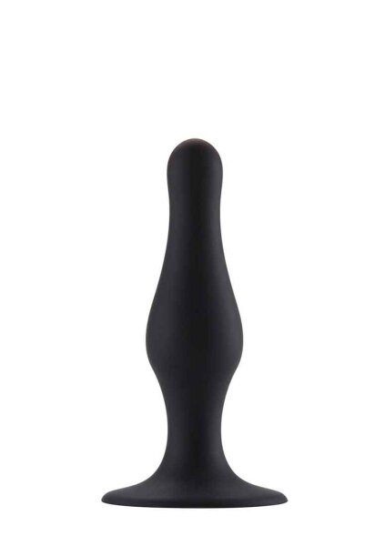 Butt Plug with Suction Cup Small Black