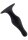 Butt Plug with Suction Cup Medium Black 4,9 cm
