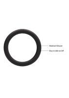 Round Cock Ring Set Black