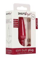 Slim Butt Plug Red