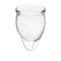 Satisfyer - Feel Confident Menstrual Cup Set Transparent