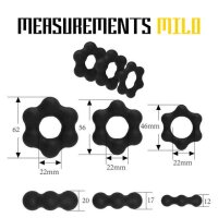 VelvOr Rooster Milo Pack Set of Robust Cock Rings