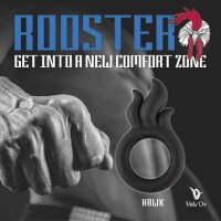 VelvOr Rooster Hawk Flaming Crest Cock Ring