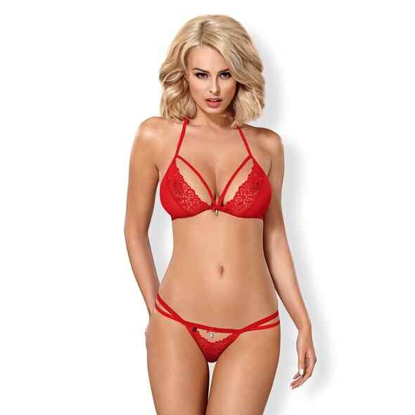 Obsessive Set 2 pcs Red S/M