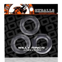 Oxballs Willy Rings 3-pack Cockrings Clear