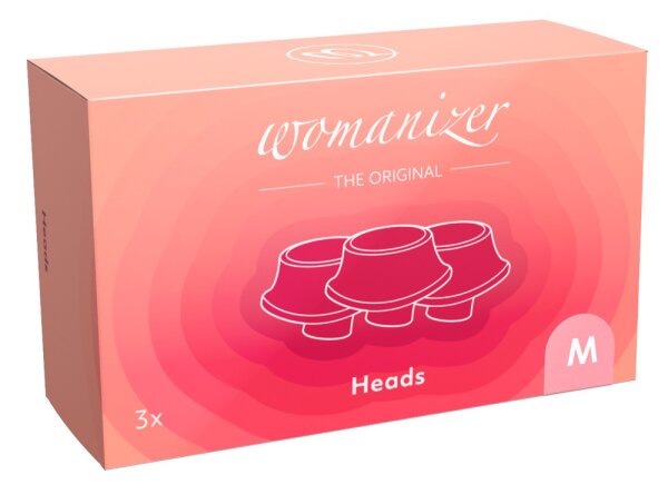 Womanizer 3x Ersatzkappen rosa M