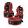 Leather Handcuffs Red 5 cm