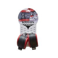 Leather Anklecuffs Red 5 cm