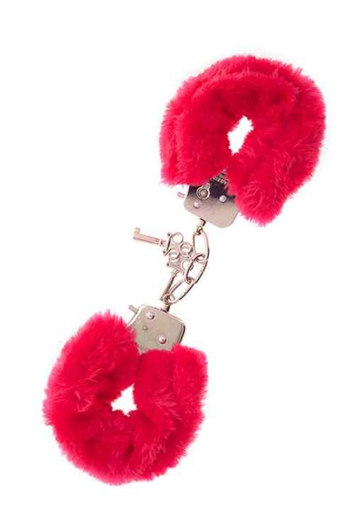 Dream Toys Handcuffs Wth Plush Red