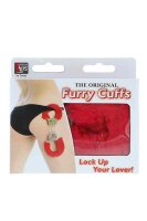 Dream Toys Handcuffs Wth Plush Red