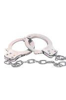 Chrome Handcuffs Metal Handcuffs W. Key