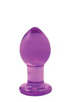 Crystal Medium Plug Purple 3,8 cm