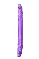 B Yours - 14 Inch Double Dildo Purple