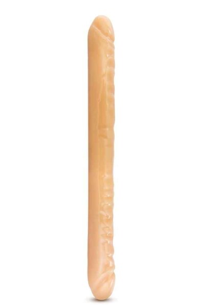 B Yours - 18 Inch Double Dildo Beige