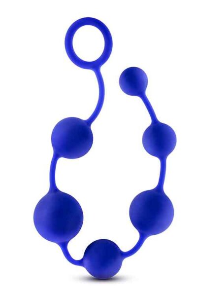 Performance Silicone Anal Beads Indigo