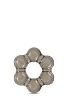 Stay Hard Thick Bead Cock Ring Black