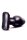 Anal Adventures - XL Plug Black 5 cm