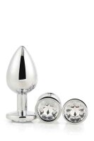 Gleaming Love Silver Plug Set
