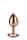 Gleaming Love Rose Gold Plug Small 2,7 cm