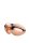 Gleaming Love Rose Gold Plug Small 2,7 cm