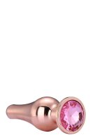 Gleaming Love - Rose Gold Pleasure Plug S 2,9 cm