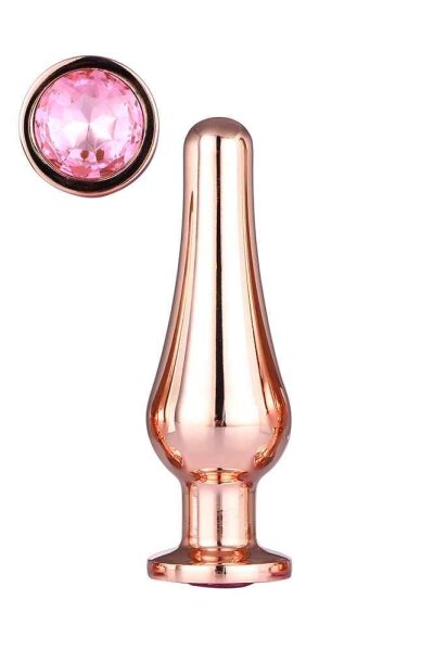 Gleaming Love - Rose Gold Pleasure Plug M 3,4 cm