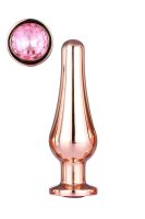 Gleaming Love - Rose Gold Pleasure Plug M 3,4 cm