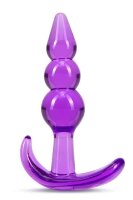 B Yours - Triple Bead Anal Plug Purple 2,5 cm