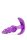 B Yours - Triple Bead Anal Plug Purple 2,5 cm