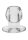 Tunnel Plug X Large Transparent 7,3 cm
