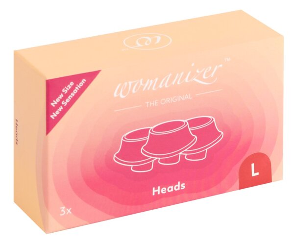 Womanizer 3x replacement caps red L