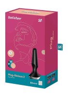 Plug-ilicious 2 Plug Vibrator - Black