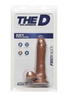 The D - Slim D - With Balls Firmskyn - Caramel 18 cm
