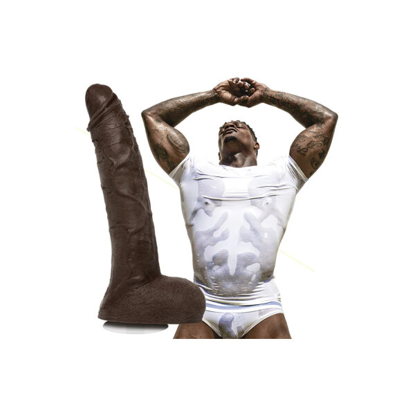 Jason Luv - Ultraskyn Cock - Vac-U-Lock Suction Cup Chocolat 25.5cm