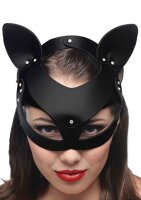 Master Series MS Bad Kitten Leather Cat Mask