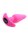 21X Vibrating Silicone Butt Plug with Remote Control - Pink