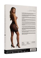 High-Waist Fischnetz Rock schwarz One Size