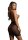 High-Waist Fischnetz Rock schwarz One Size