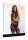 High-Waist Fischnetz Rock schwarz One Size