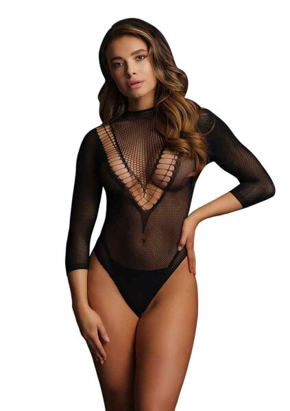 Short Sleeve Teddy Black One Size