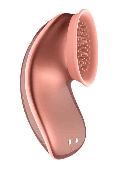 Hands  free Suction & Vibration Toy Rose Gold