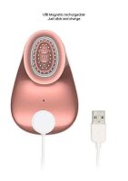 Hands  free Suction & Vibration Toy Rose Gold