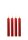Shots small Teasing wax candles 4 pieces red
