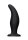 Curve Butt Plug Black 3,2 cm