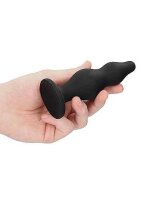 Bubble Butt Plug Black 3,5 cm