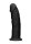 Silicone Dildo Without Balls - Black - 15,3 cm