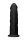 Silicone Dildo Without Balls - Black - 15,3 cm