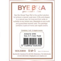Bye Bra Breast Tape Roll & Silk Nipple Covers